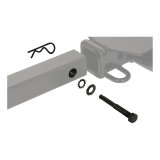 CURT Premium Hitch-Mounted Bike Racks 18064 Racks, Rack, Frame-Style Rack, Hitch Mount, 2 in. Receiver Size, 4 Capacity, Steel, Black, Each thumbnail 6