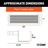 CURT Grip Step Receiver Hitch Steps 32002 Mounted Step, with 6" Drop thumbnail 2