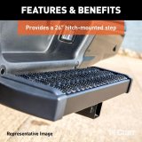 CURT Grip Step Receiver Hitch Steps 32002 Mounted Step, with 6" Drop thumbnail 7