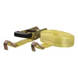 CURT Cargo Strap Sets 83047 Tie-Down Strap, Cargo, Ratchet, J-hook, 3,333 lbs. Working Load, 2 in. Width, 27 ft. Length, Yellow, Each thumbnail 1