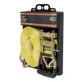 CURT Cargo Strap Sets 83047 Tie-Down Strap, Cargo, Ratchet, J-hook, 3,333 lbs. Working Load, 2 in. Width, 27 ft. Length, Yellow, Each thumbnail 2