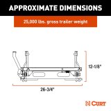Curt Manufacturing Fifth Wheel Hitches 16574 Trailer Hitch Slider thumbnail 6