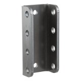 CURT Forged Alloy Lunette Eyes and Channels 48610 Coupler Channel, Adjustable, Steel, 3.000 in. Width, 7.500 in. High, Each thumbnail 2