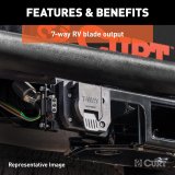 CURT Custom Towed-Vehicle RV Wiring Harnesses 56443 Vehicle Towing Harness Adapter, Connector, Harness, 7-Way Blade Output, Ford F-250, F-350, F-450, Each thumbnail 3