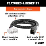 Curt Manufacturing Trailer Brake Controller Harnesses 51522 Ctrl Harness thumbnail 4