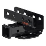 CURT Class 3 Receiver Hitch 13493 Hitch, 3, Rear, 2 in. Square, Steel, Black Powdercoated, Ford, Each thumbnail 1
