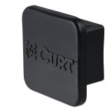 CURT Hitch Tube Covers 22272 Receiver Cover, 2 in. x 2 in., Rubber, Black, Universal, Each thumbnail 1