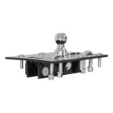 CURT Gooseneck Folding Ball Hitches 61052 Hitches, Ball, Steel, Chrome, 2-5/16 in. Ball, 30,000 GTW, Universal, Each thumbnail 5