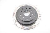 DBA Street Series T2 Disc Brake Rotors DBA656S-10 Rotor, T2, Vented, Slotted Surface, Iron, Black Painted, Subaru, Rear, Each thumbnail 2