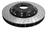 Disc Brakes Australia USA LLC - Brake Rotors for 2015-2022 MUSTANG DBA52166BLKXD 5000 Fully Assembled 2-piece BLACK XD Crossdrilled/Dimpled KP [ FORD Mustang 15-> F ] Flat rings 52632.1XD thumbnail 3