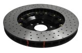 Disc Brakes Australia USA LLC - Brake Rotors for 2015-2022 MUSTANG DBA52166BLKXD 5000 Fully Assembled 2-piece BLACK XD Crossdrilled/Dimpled KP [ FORD Mustang 15-> F ] Flat rings 52632.1XD thumbnail 5