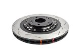 Disc Brakes Australia USA LLC Brake Rotors DBA53148BLKS 5000 Fully Assembled 2-piece Black Hat T3 slotted KP [ Hyundai i30 "N-Performance" PDe 20-> F ] thumbnail 1