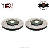 Disc Brakes Australia USA LLC Brake Rotors DBA53148BLKS 5000 Fully Assembled 2-piece Black Hat T3 slotted KP [ Hyundai i30 "N-Performance" PDe 20-> F ] thumbnail 8