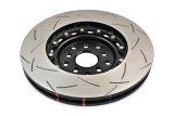 DBA Club Spec 5000 T3 Brake Rotors for 2004-2014 IMPREZA, 2015-2017 WRX, 2015-2016 WRX STI - DBA5654BLKS-10 Rotor, T3, Vented, Slotted Surface, Iron, Black Painted, Subaru, Front, Each thumbnail 2