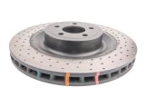 Disc Brakes Australia USA LLC Brake Rotors DBA42166XD 4000 Crossdrilled/Dimpled KP [ Ford Mustang GT 15-> F ] thumbnail 1