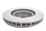 Disc Brakes Australia USA LLC Brake Rotors DBA42166XD 4000 Crossdrilled/Dimpled KP [ Ford Mustang GT 15-> F ] thumbnail 2