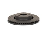 Hawk Performance Talon Brake Rotors HTC4748 Rotor, Talon, Vented, Cross-Drilled and Slotted Surface, Iron, Gray Geomet Coated, Volkswagen, Front, Pair thumbnail 1
