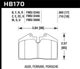Hawk Performance DTC 60 Brake Pads HB170G.710 Pads, 60, Ferro-carbon, Set thumbnail 3