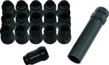 Quadboss Spline Lug Nuts 608817 Nut SPLINE LUG NUTS 12X1.25 BLACK BLK thumbnail 2