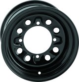 Quadboss Steely Gloss Black Wheels 12x7 Wheel, Series, Black, 12 x 7, 4 x 156mm Bolt Pattern, Each thumbnail 3