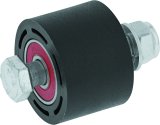 Quadboss Chain Rollers 414474 Roller, Polyethylene, Black, for use on Honda®, Upper, Each thumbnail 3