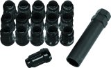 Quadboss Spline Lug Nuts 608819 Nuts, Drive, Locking, Conical Seat, Standard, Steel, Black, 12mm x 1.50 RH Thread Size, Set of 16 thumbnail 3