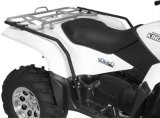 Quadboss ATV Fender Protectors 563277 Guards, Protectors, Rear, Bolt-on, Steel, Black Wrinkle Powdercoated, Suzuki, Pair thumbnail 1