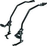 Quadboss ATV Fender Protectors 563314 Guards, Protectors, Rear, Bolt-on, Steel, Black Powdercoated, for use on Honda®, Pair thumbnail 2