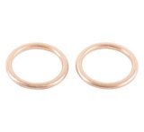 Quadboss Exhaust Gaskets 568925 Gaskets, Exhaust, Honda, Polaris, Pair thumbnail 1
