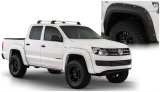 Husky Pocket-Style Fender Flares for 2011-2020 AMAROK - 2806901 Flares, Pocket Style, Front and Rear, Dura-Flex Thermoplastic, Black, Volkswagen, Set of 4 thumbnail 1