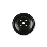 Scott Drake Water Pump Pulleys C6AZ-8509-A Pulleys, V-belt Style, 2-groove, Steel, Black, 5.813 in. O.D., Ford, Each thumbnail 3