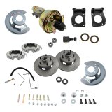 Scott Drake Disc Brake Conversion Kits for 1964-1966 MUSTANG - DBC-A120-P-R Brakes, Conversion, Front, Power, Solid Surface Rotors, Calipers, Master Cylinder, Booster, Ford, Kit thumbnail 1