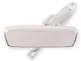 Scott Drake Replacement Outside Mirrors C7TZ-17696-M Side View Mirrors, Mirrors, Flat, Manual, Square Shape, Chrome Diecast Housing, Left or Right, Ford, Each thumbnail 1