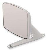 Scott Drake Replacement Outside Mirrors C7TZ-17696-M Side View Mirrors, Mirrors, Flat, Manual, Square Shape, Chrome Diecast Housing, Left or Right, Ford, Each thumbnail 3