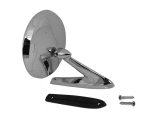 Scott Drake Replacement Outside Mirrors C3RZ-17696-A Mirror, Chrome, Round, Manual, Ford, Each thumbnail 1