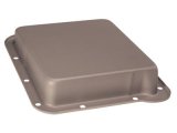 Scott Drake Stock Replacement Transmission Pans C5ZZ-7A194-S Pan, Steel, Gray, Style, Case Fill, Ford, C-4, Each thumbnail 1
