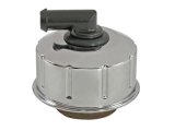 Scott Drake Valve Cover Oil Caps for 1968-1970 MUSTANG - C8AZ-6766-BR Cap, Round, Twist-in, Steel, Chrome, Plain Top Style, Ford, Mercury, Each thumbnail 1