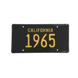 Scott Drake License Plates ACC-LP-65C Plate, 1965 California Plate thumbnail 1