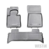 Westin Profile Floor Liners 74-23-31001 Mats, Liners, Front/Second Seat, Rubberized Polymer, Black, Logo, Land Rover, Set thumbnail 1