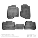 Westin Profile Floor Liners 74-06-51044 Mats, Liners, Front/Second Seat, Rubberized Polymer, Black, Logo, Buick, Chevrolet, GMC, Set thumbnail 5