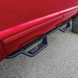 Westin Outlaw Step Bars for 1999-2016 F-250 SUPER DUTY, F-350 2008-2016 F-450 DUTY - 20-11335 Drop Nerf Bars, Ford, F-250/350/450/550 Crew Cab 1999-2016, Textured Black thumbnail 4
