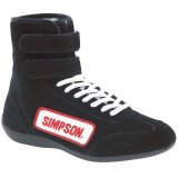 Simpson High Top Driving Shoes 28750BK HIGH TOP SHOE BLACK, 7 1/2 thumbnail 8