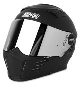 Simpson MOD Bandit Series Helmets M59S3 Helmet, Ghost Bandit, Modular, Polyester Liner, Matte Black, Small, Each thumbnail 7