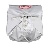 Simpson Replacement Parachute Packs 42087 Chute Pack, Replacement, Crossform, 12 ft., Nylon, Silver, Each thumbnail 2