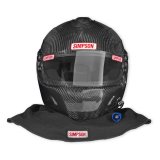 Simpson Desert Devil 3.0 Helmets 789004C Helmets, 3.0, Carbon Fiber, Full Face, Gloss, SFI 3.5/5, X-Large, Each thumbnail 7
