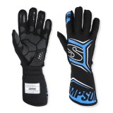 Simpson Magnata Racing Gloves MGSB Driving Gloves, Gloves, One Layer, Nomex®, Black/Blue, FIA 8856-2018, SFI 3.5/5, Small, Pair thumbnail 2