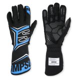 Simpson Magnata Racing Gloves MGSB Driving Gloves, Gloves, One Layer, Nomex®, Black/Blue, FIA 8856-2018, SFI 3.5/5, Small, Pair thumbnail 5