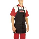 Simpson Mechanics Aprons 39035 Apron, Black, Cotton, with Logo, Each thumbnail 2