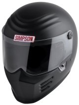 Simpson Racing Outlaw Bandit Series Helmets 28315XS8 Helmet, Series, Full Face, EPS Liner, Matte Black, M2015, X-Small, Each thumbnail 1