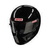 Simpson Bandit Series Helmets 7200022 Helmet, Bandit, Full Face, Black, Gloss Finish, Snell SA2020, Medium, Each thumbnail 3